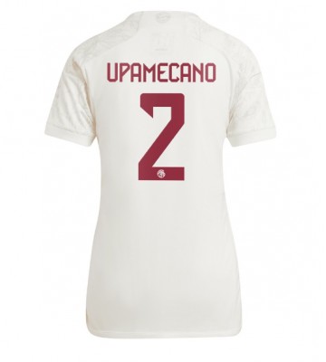 Bayern Munich Dayot Upamecano #2 Replica Third Stadium Shirt for Women 2023-24 Short Sleeve